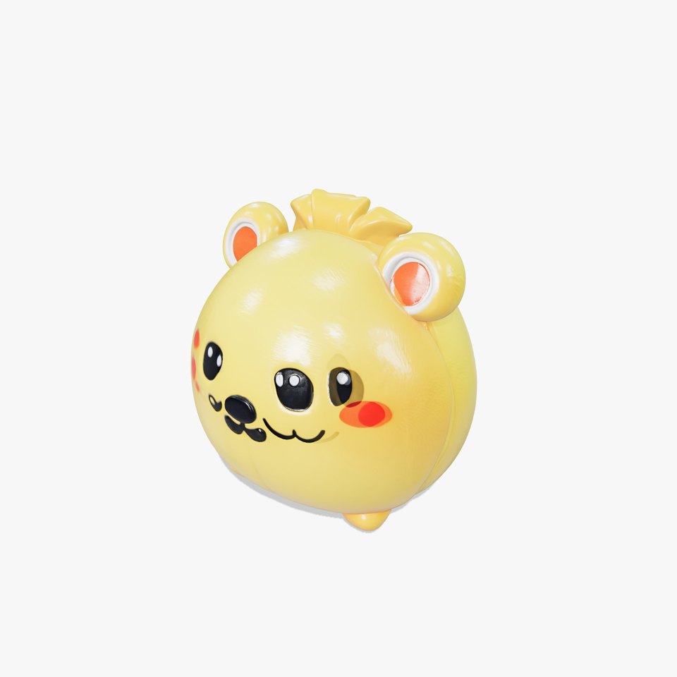 Cute Plush Toy Model Pack